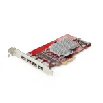 StarTech.com 4-pordine USB-A PCIe-kaart, USB 3.2 10 Gbps, PCI Express 3.0 laienduskaart, 4 s&otilde;ltumatut USB-kontrollerit, Windows/Linux/macOS, TAA-&uuml;hilduv