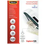 Fellowes ImageLast A5 125 Mikronit lamineerimiskott &ndash; 25 tk pakend, l&auml;ikiv, l&auml;bipaistev, A5, 0,125 mm, 218 mm, 1 mm