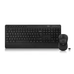 ACT juhtmevaba klaviatuuri ja hiire komplekt (Azerty), vaikne kl&otilde;ps, keskkonnas&otilde;bralik, valmistatud taaskasutatud materjalidest
