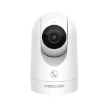IP-turvakaamera Foscam R8M valge &mdash; 8 MP 4K (3840&times;2160), 2,8 mm klaasl&auml;&auml;ts, 350&deg; horisontaalne / 150&deg; vertikaalne, 2,4G/5G Wi‑Fi, microSD kuni 256 GB