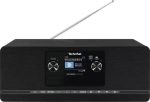 Digitaalne lauaraadio TECHNISAT DigitRadio 372 CD BT must CD-m&auml;ngija ja Bluetoothiga