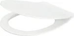 DEANTE Slim Soft-Close Toilet Seat - Duroplast, White, D-Shape, Quick Release