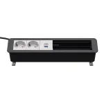 Kindermann CP Office Desk 6-kordne 2x Schuko 1x USB A/C laua &uuml;henduskeskus