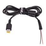 Akyga AK-SC-10 Slim Tip DC-toitekaabel s&uuml;learvuti laadijale, 1,2 m, must