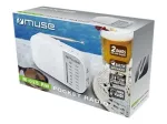Kaasaskantav raadio Muse M-025 RW &mdash; analoog FM/MW, valge, patareitoitel, v&auml;line antenn