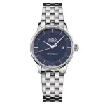 MIDO Baroncelli III Ladies Automatic Watch 30mm Blue Dial Stainless Steel M037207110410