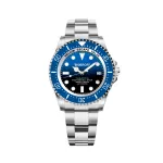 BOBROFF MAN BF0003J1ba 44mm kvartsanaloogkell - must sihverplaat, nahkrihm