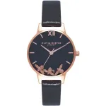 Olivia Burton Naiste OB16CH06 Kvartskronograafkell 30 mm Hall Nahk