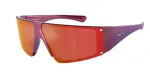 ARNETTE AN4332-29206Q Unisex P&auml;ikeseprillid Matt Must Hall Peegel 69mm