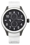 SUPERDRY meeste analoogkvartskell SYG110W 44mm must silikoonrihm