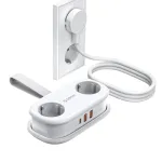 ORICO AP3 20W GaN Power Strip 5-in-1 2x AC + 2x USB-A + 1x USB-C - White