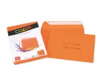 ELCO Color &Uuml;mbrik C5 (162 x 229 mm), aknata, isekleepuv, 100 g/m&sup2;, oranž, 25 tk (74618.82)