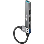 Goobay Slim 4-Port USB-hub, USB-A USB-C&trade;/USB-A, USB 3.2 (74458)