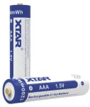 XTAR AAA 1.5V 750mAh laetav liitiumioonaku (4-pakk) kaitsega
