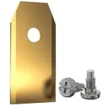 EXTRA DIGITAL Robotic Lawnmower Blades, 35x18x0.75 mm, Titanium Coated, 30 pcs