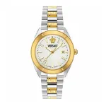 VERSACE V-Race meeste &Scaron;veitsi kvartskell, roostevaba teras, 42 mm, must numbrilaud VE8E00424