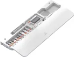 Renkforce 22-osaline puhastuskomplekt ergonoomilise klaviatuuri randmetoega ja integreeritud nutitelefoni hoidikuga, valge RF-7260828