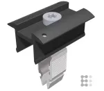 Schletter Rapid16 maandusklamber PV-moodulitele 30&ndash;40 mm, must anodiseeritud alumiinium (131121-901)