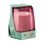 BOLSIUS Clean Light l&otilde;hnav k&uuml;&uuml;nal klaasis, k&uuml;press ja merevaik, &Oslash;95x85 mm