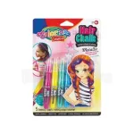 Colorino Creative Hair chalk Metallic 5 v&auml;rvi