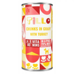 TILLO t&uuml;kid kastmes kalkuniga m&auml;rg koeratoit, 1250 g