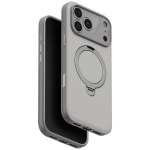 UNIQ Elix &uuml;mbris Apple iPhone 18 Pro Max / 17 Pro Max jaoks, 360&deg; p&ouml;&ouml;rlev tugijalg, helehall