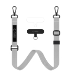 Tech-Protect C6S Rope Crossbody Crayon Grey telefonirihma komplekt