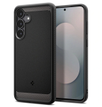 Spigen Rugged Armor &uuml;mbris Samsung Galaxy S25 FE jaoks, mattmust