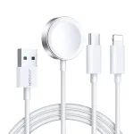 Magnetlaadija Joyroom S-IW008 Lightning USB-C 5V 1,2m valge kaabel