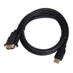 TB HDMI-DVI-kaabel 1,8 M. gold-braided, DVI 24 + 1