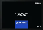 2,5-tolline SATA III SSD GOODRAM SSDPR-CX400-512-G2 &mdash; 512 GB, 550/500 MB/s, 3D TLC