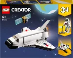LEGO Creator 3-in-1 kosmoses&uuml;stiku ehituskomplekt 31134 &mdash; 144 t&uuml;kki, alates 6. eluaastast, 160&times;120&times;60 mm