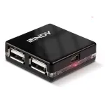 USB-jaotur Lindy 4 Port USB 2.0 Mini Hub