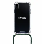 Telefonikett Lookabe loo014 iPhone XR-ile &ndash; kuldne-roheline kaitsekott rihmaga
