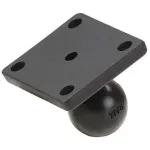 RAM Mounts Basisplatte rechteckig (2 x 1.7 ) - B-Kugel (1 ), AMPS-Lochraster (RAM-B-347U)