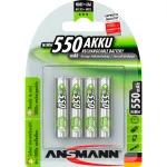 Ansmann blister 4 x akku AAA 550 mAh