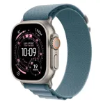 Nutikell Apple Watch Ultra 3 GPS + Cellular 49mm Loodusliku titaanist korpusega ja helesinise Alpine Loop (v&auml;ike) rihmaga