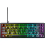CHERRY K5V2 kompaktne klaviatuur m&auml;ngimiseks USB QWERTY inglise must 67 klahvi RGB LED