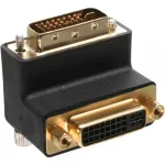 InLine DVI-I adapter 90&deg; nurga all digitaalne + analoog 24+5 isane / emane must