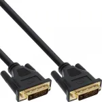 InLine DVI-D-kaabel, Premium, 24+1 M/M, Dual Link, kullatud, 3m