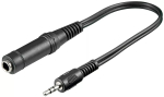 K&otilde;rvaklappide adapter Goobay 3,5 mm isane kuni 6,35 mm emane 0,2 m