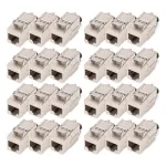 Digitus DN-93816-24 CAT 8.1 Keystone-moodul, varjestatud, t&ouml;&ouml;riistavaba paigaldus, 25/40GBase-T, h&otilde;bedane, 24 tk