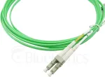 BlueOptics duplekskiudoptiline patch-kaabel, LC-UPC/LC-UPC beež, 10 meetrit, mitmemooodiline G50/125m, OM5