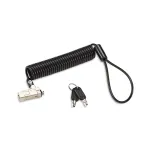Kensington Slim NanoSaver 2.0 kaasaskantav v&otilde;tmega lukk, h&otilde;bedane-must, 1,8 m
