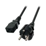 EFB-Elektronik toitekaabel maandatud pistikuga 180&deg; - C19 180&deg;, must, 1,8 m, 3 x 1,50 mm&sup2; Tootja: EFB Elektronik (EK511.1,8)