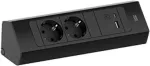 Bachmann CASIA 2 pikendusjuhe 2x CEE7/3 pistikupesa ja 1x USB A/C 22W