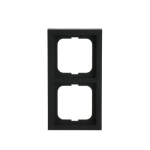 Seinaplaadi raam Busch-Jaeger 1722-885K, kruvivaba termoplast, must, 80&times;151 mm, 11 mm paks