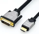 ROLINE - Videokaabel - Dual Link - HDMI / DVI - DVI-D (M) to HDMI (M) - 3 m - Varjestatud - Must/H&otilde;bedane - 4K tugi (11.04.5872)