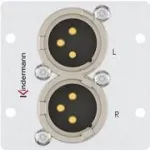 Pistikupesa XLR Kindermann 7444000578