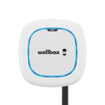 Wallbox Pulsar Max seinakinnitusega laadija 22 kW, Wi‑Fi ja Bluetooth, 5 m kaabel, IP54, IK10, valge